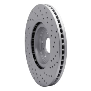 Infiniti G37 Brake Rotor (1) - Front Left - DFC - Geoperformance Rotors - Drilled - `08-`25