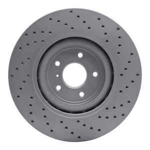 Infiniti G37 Brake Rotor (1) - Front Left - DFC - Geoperformance Rotors - Drilled - `08-`25