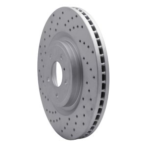 Infiniti G37 Brake Rotor (1) - Front Left - DFC - Geoperformance Rotors - Drilled - `08-`25