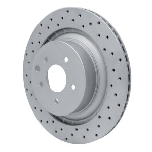 Infiniti G37 Brake Rotor (1) - Rear Left - DFC - Drilled Geoperformance - `08-`25