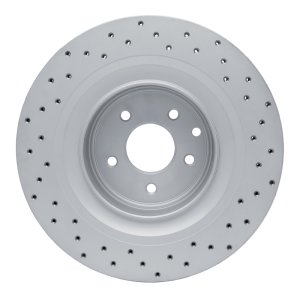 Infiniti G37 Brake Rotor (1) - Rear Left - DFC - Drilled Geoperformance - `08-`25