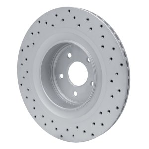 Infiniti G37 Brake Rotor (1) - Rear Left - DFC - Drilled Geoperformance - `08-`25