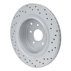 Infiniti M35H Brake Rotor (1) - Rear Left - DFC - Drilled Geoperformance - `09-`24