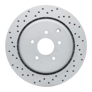 Infiniti M35H Brake Rotor (1) - Rear Left - DFC - Drilled Geoperformance - `09-`24