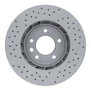 Porsche Cayenne Brake Rotor (1) - Front - DFC - Drilled Geoperformance - `03-`18