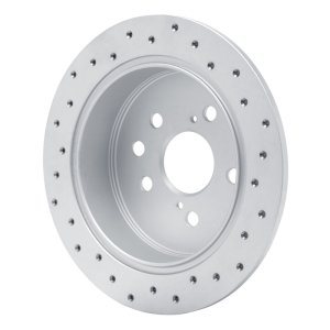 Lexus IS250 Brake Rotor (1) - Rear Left - DFC - Drilled Geoperformance - `06-`15