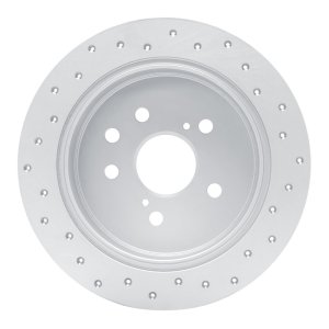 Lexus IS250 Brake Rotor (1) - Rear Left - DFC - Drilled Geoperformance - `06-`15