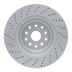 Lexus LS600h Brake Rotor (1) - Right Front - DFC - Geoperf Drilled - `07-`23