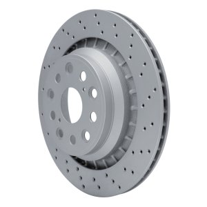 Lexus Ls460 Brake Rotor (1) - Right Rear - DFC - Drilled Geoperformance - `07-`17
