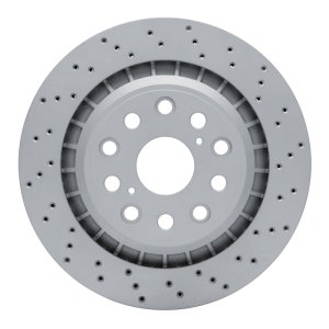 Lexus Ls460 Brake Rotor (1) - Right Rear - DFC - Drilled Geoperformance - `07-`17