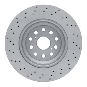 Lexus Ls460 Brake Rotor (1) - Right Rear - DFC - Drilled Geoperformance - `07-`17