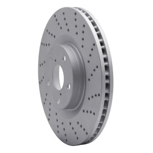 Lexus Gs460 Brake Rotor (1) - Front Right - DFC - Drilled Geoperformance - `09-`11