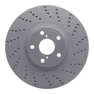 Lexus Gs460 Brake Rotor (1) - Front Right - DFC - Drilled Geoperformance - `09-`11