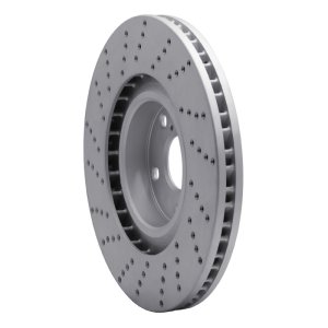 Lexus Gs460 Brake Rotor (1) - Front Right - DFC - Drilled Geoperformance - `09-`11