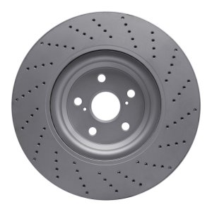 Lexus LS460 Brake Rotor (1) - Front - DFC - Geoperf Rotors - Drilled - `10-`17