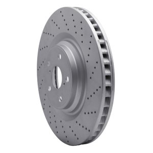 Lexus LS460 Brake Rotor (1) - Front Right - DFC - Drilled Geoperformance - `10-`17