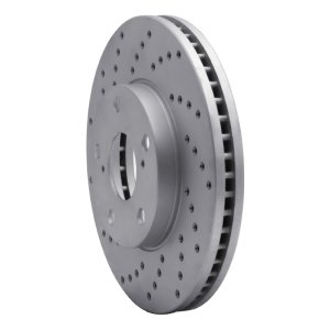 Lexus Es300 Brake Rotor (1) - Front Left - DFC - Drilled Geoperformance - `92-`06