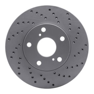 Lexus ES300 Brake Rotor (1) - Front Right - DFC - Geoperformance Drilled - `92-`06