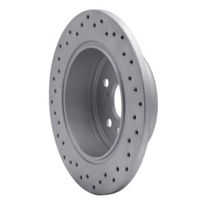 Toyota Avalon Brake Rotor (1) - Rear Right - DFC - Drilled Geoperformance - `00-`04