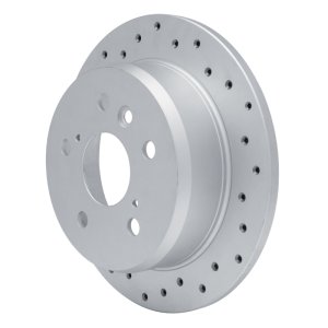 Lexus ES300 Brake Rotor (1) - Rear Left - DFC - Drilled Geoperformance - `02-`08