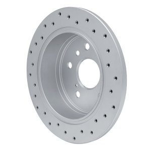 Lexus ES300 Brake Rotor (1) - Rear Left - DFC - Drilled Geoperformance - `02-`08