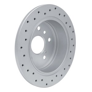 Lexus ES300 Brake Rotor (1) - Rear Right - DFC - Drilled Geoperformance - `02-`08