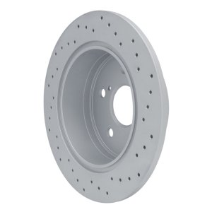 Lexus ES350 Brake Rotor (1) - Rear Left - DFC - Drilled Geoperformance - `07-`12