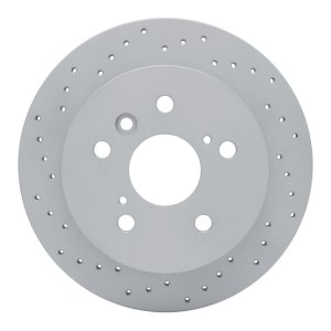 Lexus ES350 Brake Rotor (1) - Rear Left - DFC - Drilled Geoperformance - `07-`12