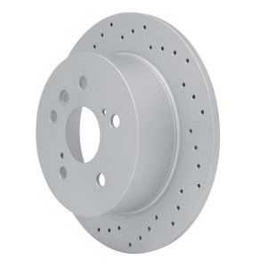 Lexus ES350 Brake Rotor (1) - Rear Left - DFC - Drilled Geoperformance - `07-`12