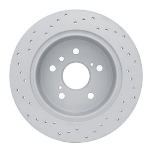 Lexus ES350 Brake Rotor (1) - Rear Right - DFC - Geoperformance Rotors - Drilled - `07-`12