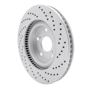 Lexus ES350 Brake Rotor (1) - Front Left - DFC - Drilled Geoperformance - `06-`20