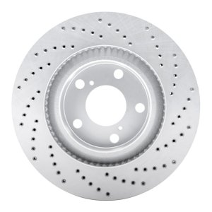 Lexus ES350 Brake Rotor (1) - Front Left - DFC - Drilled Geoperformance - `06-`20