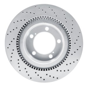 Lexus Lx570 Brake Rotor (1) - Front Left - DFC - Geoperformance Drilled - `07-`22
