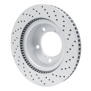 Lexus LX570 Brake Rotor (1) - Front Left - DFC - Drilled Geoperformance - `08-`21