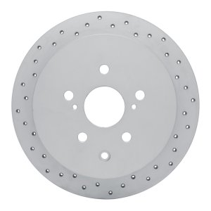 Lexus RX450h Brake Rotor (1) - Rear Left - DFC - Drilled - `10-`20