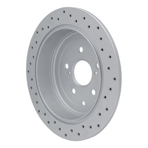 Lexus RX450h Brake Rotor (1) - Rear Left - DFC - Drilled - `10-`20