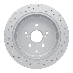 Lexus RX450h Brake Rotor (1) - Rear Left - DFC - Drilled - `10-`20
