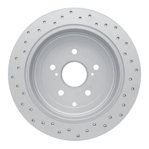 Lexus RX450H Brake Rotor (1) - Rear Right - DFC - Drilled Geoperformance - `10-`20