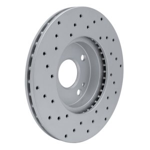 Mazda Miata Brake Rotor (1) - Front Right - DFC - Geoperformance Rotor - Drilled - `94-`02