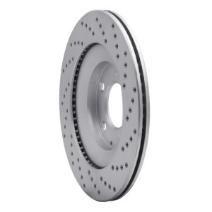 Mazda RX-8 Brake Rotor (1) - Rear Left - DFC - Drilled Geoperformance - `04-`11