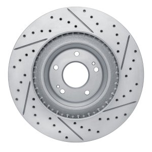 Hyundai Veloster N Brake Rotor (1) - Front Left - DFC - Drilled & Slotted Geoperformance - `19-`22 Hyundai Veloster N Brake Rotor (1) - Front Left - DFC - Drilled & Slotted Geoperformance - `19-`22