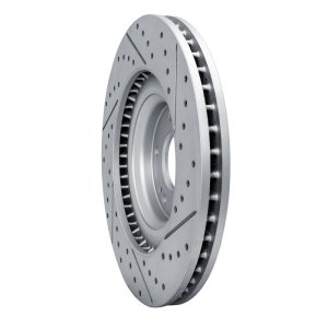 Hyundai Veloster N Brake Rotor (1) - Front Left - DFC - Drilled & Slotted Geoperformance - `19-`22 Hyundai Veloster N Brake Rotor (1) - Front Left - DFC - Drilled & Slotted Geoperformance - `19-`22