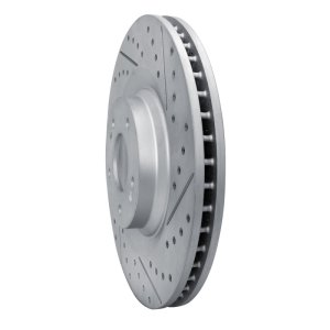 Hyundai Veloster N Brake Rotor (1) - Front Right - DFC - Geoperformance Rotor - Drilled and Slotted - `19-`22