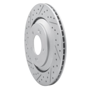 Hyundai Veloster N Brake Rotor (1) - Rear Left - DFC - Drilled & Slotted Geoperformance - `19-`25