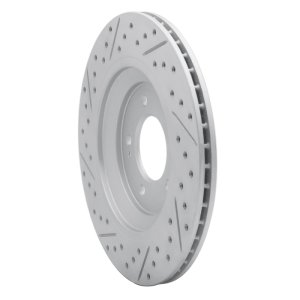 Hyundai Veloster N Brake Rotor (1) - Rear Right - DFC - Geoperf, Drilled & Slotted - `19-`25