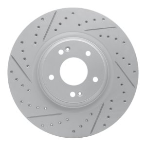 Hyundai Veloster N Brake Rotor (1) - Front Left - DFC - Geoperformance Drilled & Slotted - `19-`22 Hyundai Veloster N Brake Rotor (1) - Front Left - DFC - Geoperformance Drilled & Slotted - `19-`22