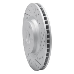 Hyundai Veloster N Brake Rotor (1) - Front Right - DFC - Geoperformance Rotor - Drilled and Slotted - `19-`22 Hyundai Veloster N Brake Rotor (1) - Front Right - DFC - Geoperformance Rotor - Drilled and Slotted - `19-`22