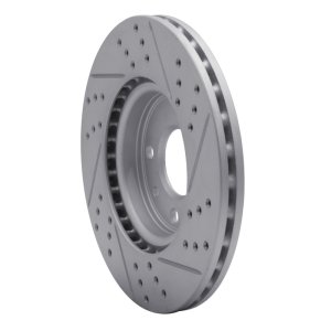 Dodge Vision Brake Rotor (1) - Front Left - DFC - Drilled & Slotted Geoperformance - `09-`19 Dodge Vision Brake Rotor (1) - Front Left - DFC - Drilled & Slotted Geoperformance - `09-`19