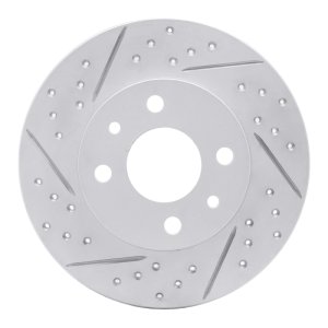 Dodge Vision Brake Rotor (1) - Front Left - DFC - Drilled & Slotted Geoperformance - `09-`19 Dodge Vision Brake Rotor (1) - Front Left - DFC - Drilled & Slotted Geoperformance - `09-`19