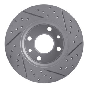Dodge Vision Brake Rotor (1) - Front Left - DFC - Drilled & Slotted Geoperformance - `09-`19 Dodge Vision Brake Rotor (1) - Front Left - DFC - Drilled & Slotted Geoperformance - `09-`19